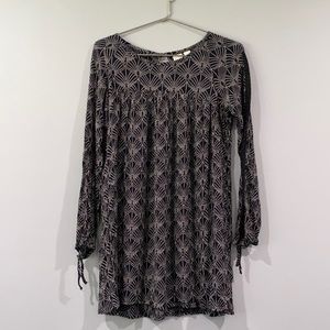 Roxy Black & White Swim Cover Up/Dress